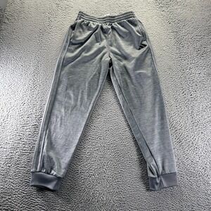 Adidas Sweatpants Boys XL Gray Polyester Jogger Tapered Leg Performance Sports